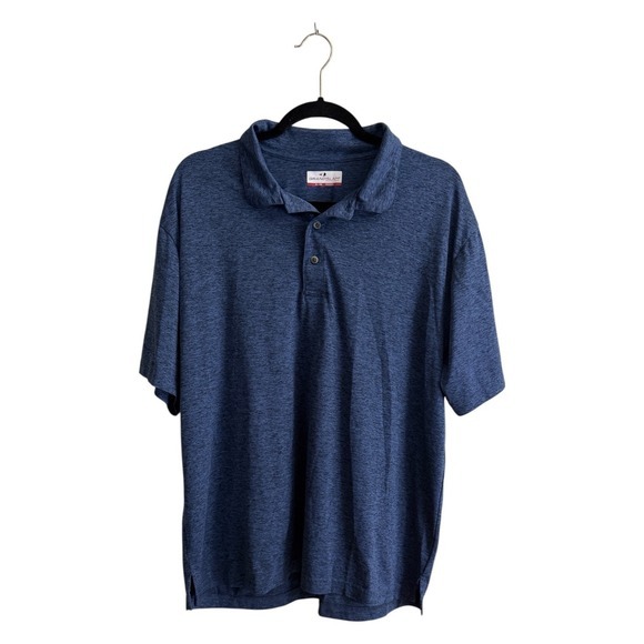 Grand Slam Other - Grand Slam Polo Mens XL Blue‎ Performance Space Dye Short Sleeve Golf Shirt